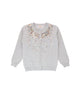 Glittering Sequins Cardigan (Grey)