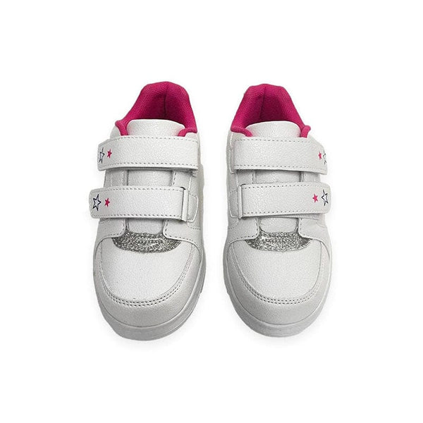 Hello Kitty Glitter Sneaker Shoes (White)