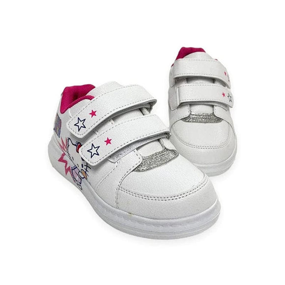 Hello Kitty Glitter Sneaker Shoes (White)