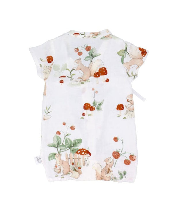 Hunting Squirrels Kimono Cotton Style Onesie