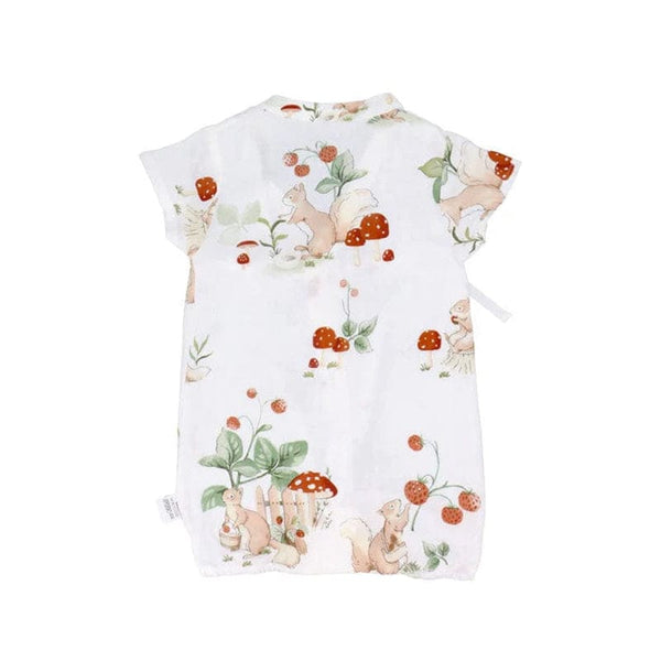 Hunting Squirrels Kimono Cotton Style Onesie