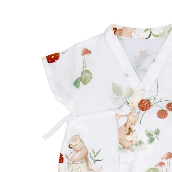 Hunting Squirrels Kimono Cotton Style Onesie