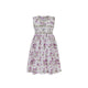 Iris Flower Smocked Girl Dress