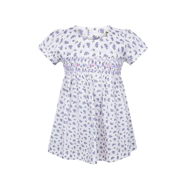 Katerina Lilac Blooms Baby Doll Smocked Dress