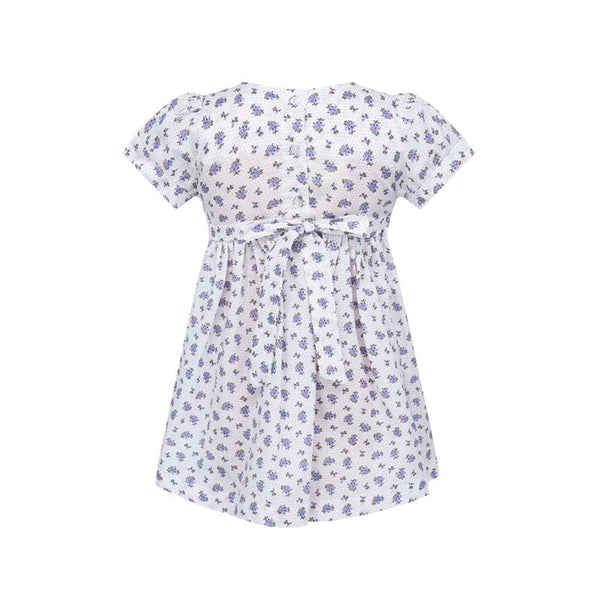 Katerina Lilac Blooms Baby Doll Smocked Dress