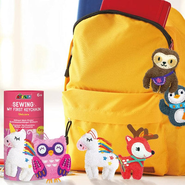 DIY Sewing Keychain (Llama)
