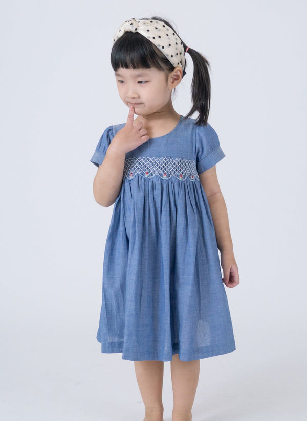 Kimora Classic Baby Doll Smocked Dress