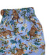 Leopard in Safari Pull Up Shorts (Sky Blue)