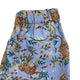 Leopard in Safari Pull Up Shorts (Sky Blue)