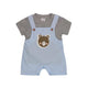 Little Bear & Co  Baby Boy Checked 2Pc Playsuit