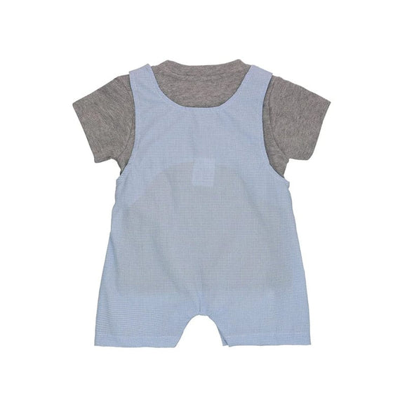 Little Bear & Co  Baby Boy Checked 2Pc Playsuit