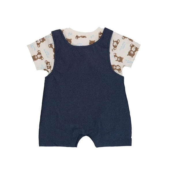 Little Bear & Co Baby Denim 2Pc  Baby Boy Playsuit