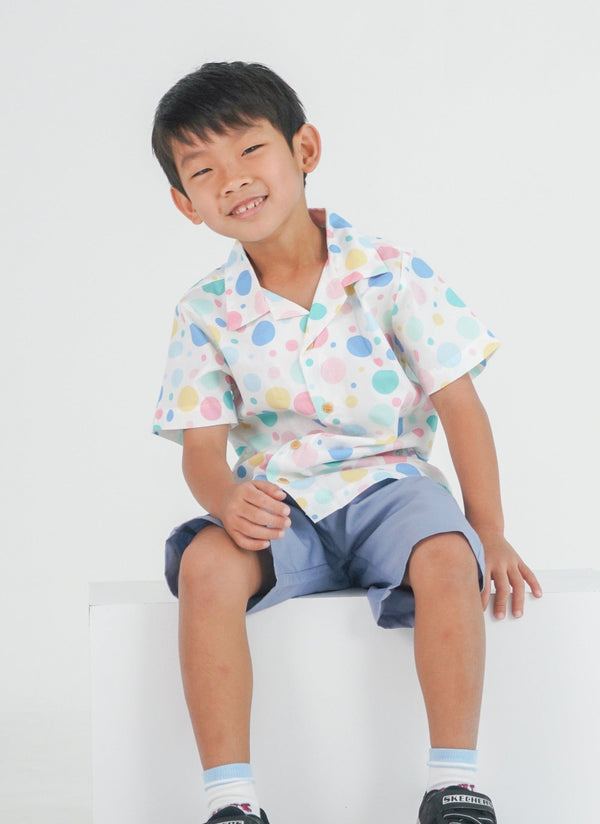 Aloha Shirt - Maru Maru (White)