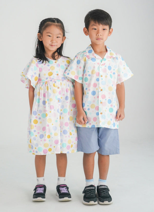 Aloha Shirt - Maru Maru (White)