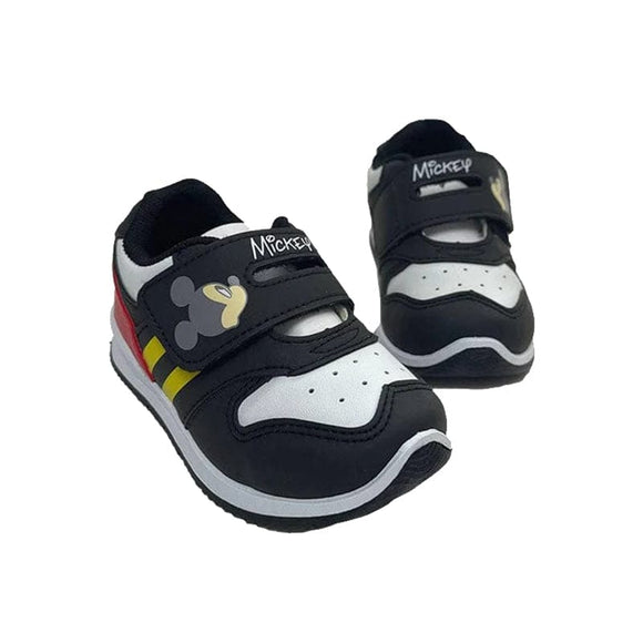 Mickey Mouse Yellow Stripe Sneakers
