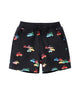 Mini Colourful Cars Cotton Drawstring Shorts