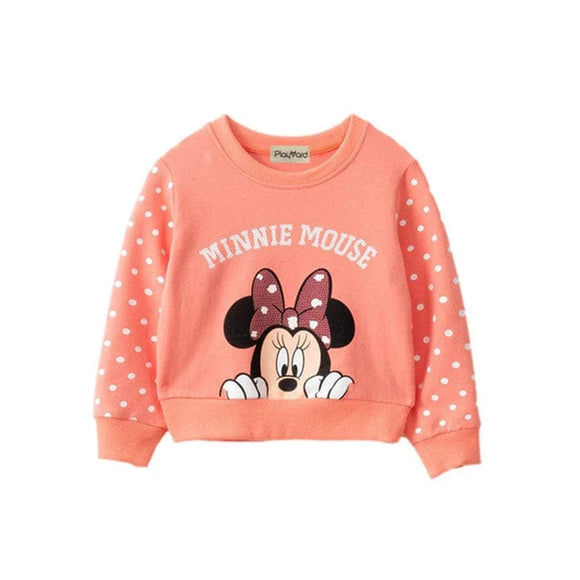 Minnie Mouse & Polkadot Pullover Top