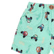 Monster Trucks Pull Up Shorts (Mint Green)