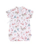 Ocean Wonderland Cotton Kimono Style Onesie