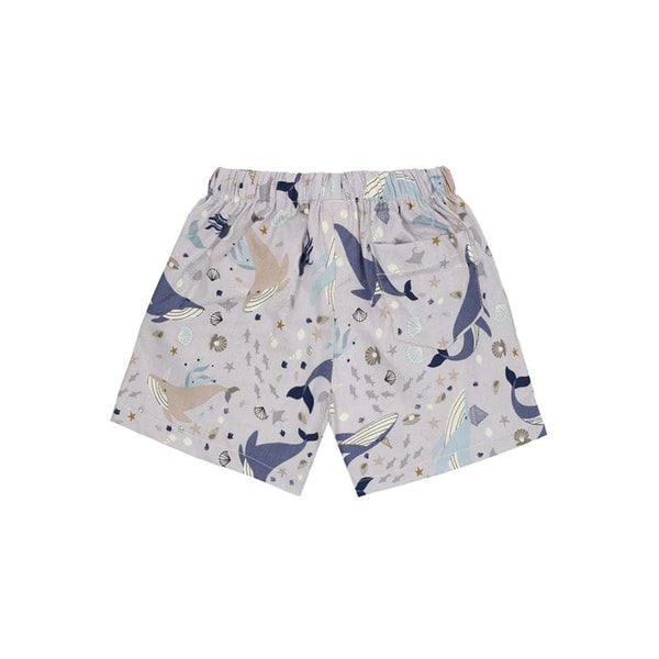 Ocean Wonderland Pull Up Shorts (Grey)