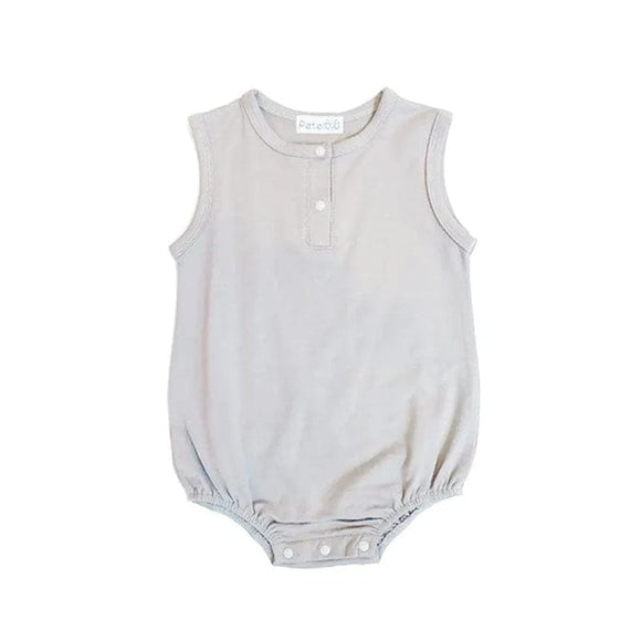 Ollie Bamboo Fibre Sleeveless Baby Onesie