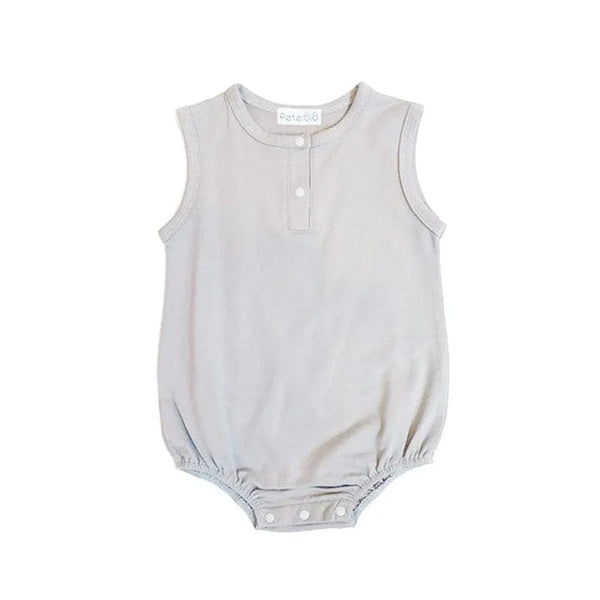 Ollie Bamboo Fibre Sleeveless Baby Onesie