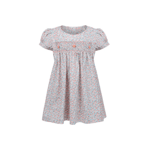 Orla Petite Pink Flowers Smocked Dress