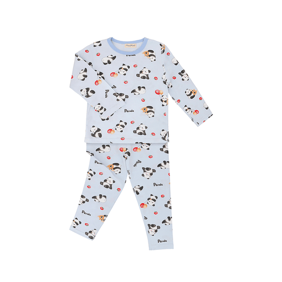 Panda & Balloon Soft Cotton Pyjamas