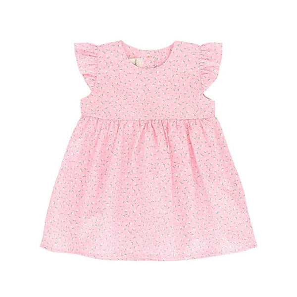 Petite Roses Baby Doll Dress (Pink)