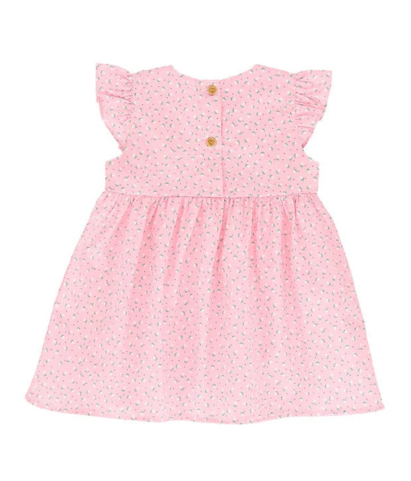 Petite Roses Baby Doll Dress (Pink)