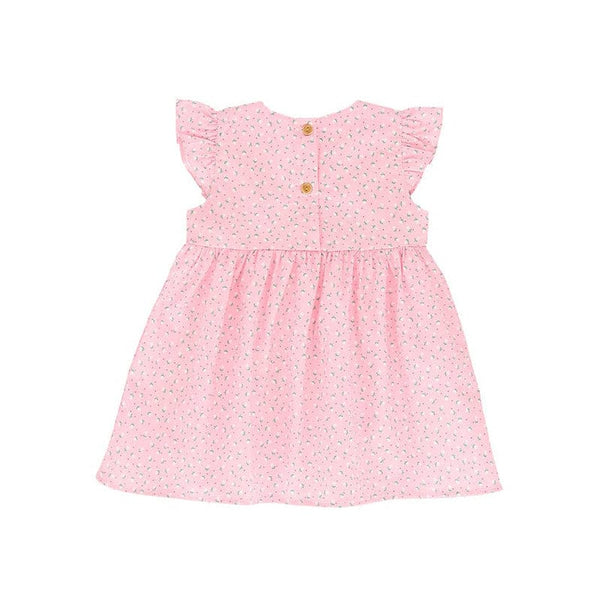 Petite Roses Baby Doll Dress (Pink)