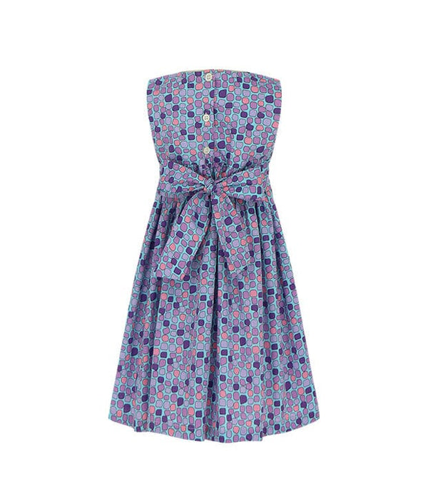 Piper Pebbles Smocked Dress (Purple)