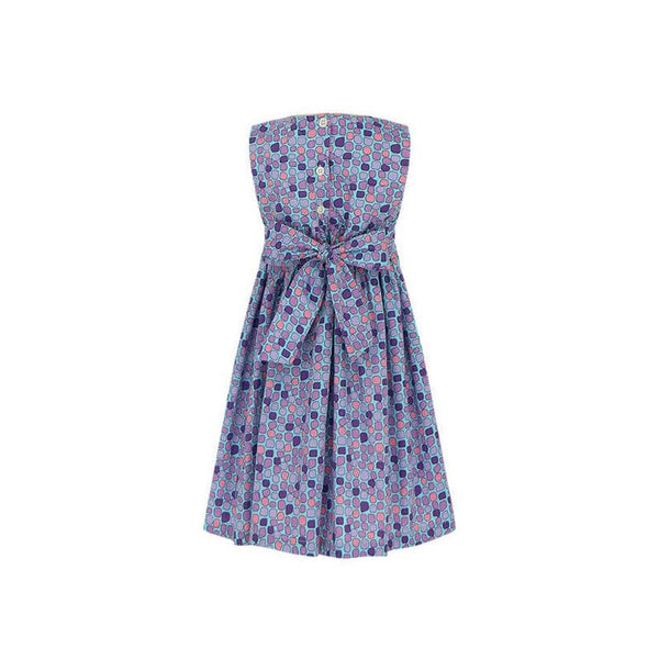 Piper Pebbles Smocked Girl Dress (Purple)