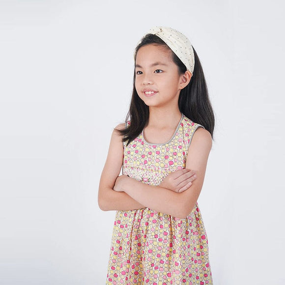 Piper Pebbles Smocked GIrl Dress (Yellow)