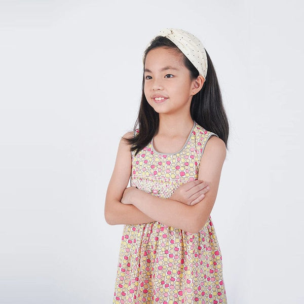 Piper Pebbles Smocked GIrl Dress (Yellow)