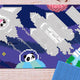 Pixelation Art Sticker Giant Poster (Space)