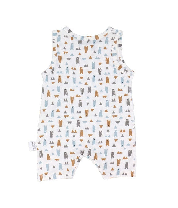 Playful Bears Cotton Sleeveless Onesie