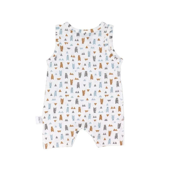 Playful Bears Cotton Sleeveless Onesie