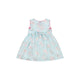 CNY Baby Girl Dress Unicorn & Carriage - Light Blue