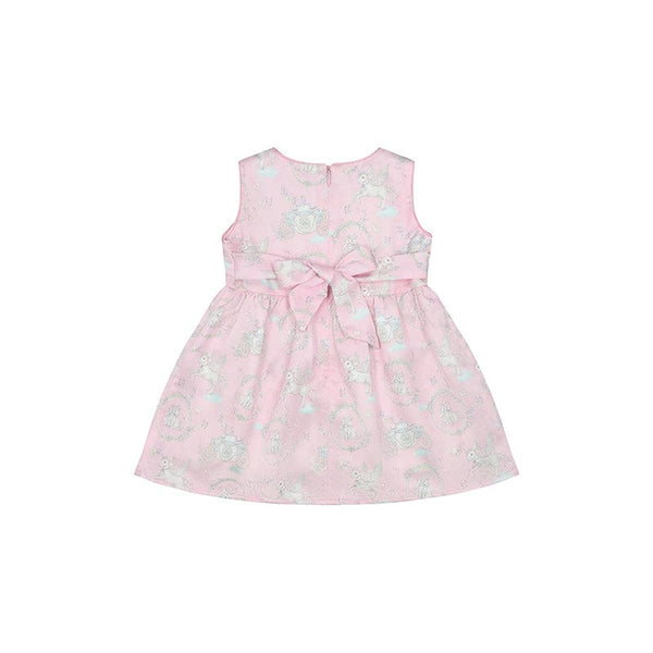 CNY Baby Girl Dress Unicorn & Carriage - Pink