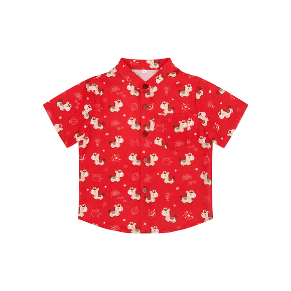 CNY Boy Shirt - Auspicious Horse