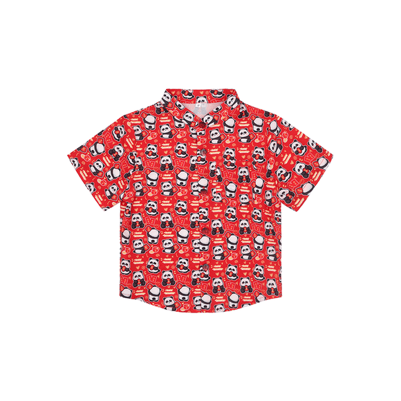 CNY Boy Shirt - Cute Panda