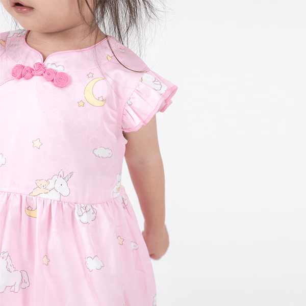 CNY Girl Dress - Magical Unicorns