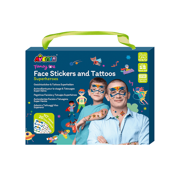 Nail Stickers and Tattoos - Superheros