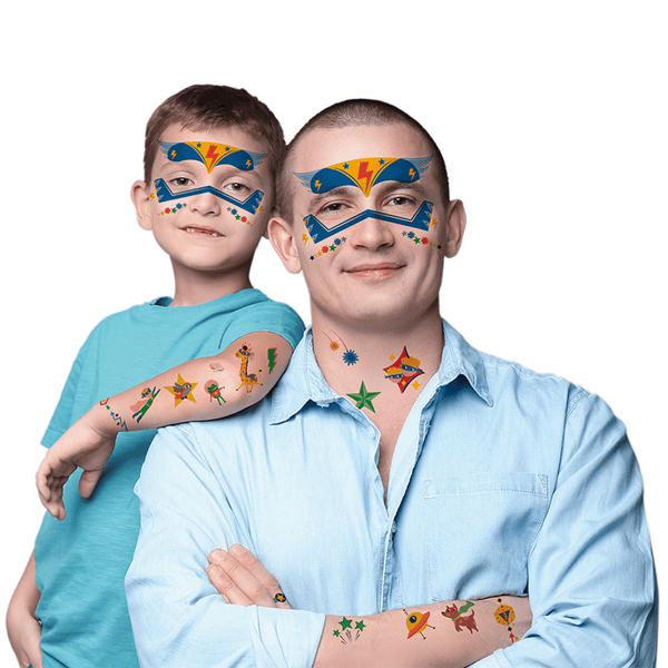 Nail Stickers and Tattoos - Superheros