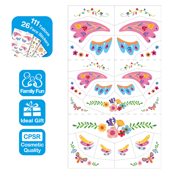 Nail Stickers and Tattoos - Fantasy Garden World