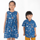 Button Down Animals In Autumn Dress - (Navy)