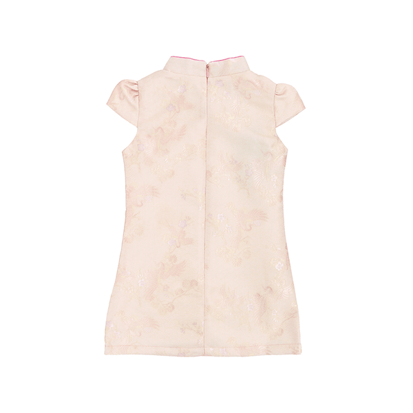 Mystical Crane Cheongsam (Pink)