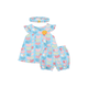 Patches Of Love Baby Girl 2pc Set - (Light Blue)
