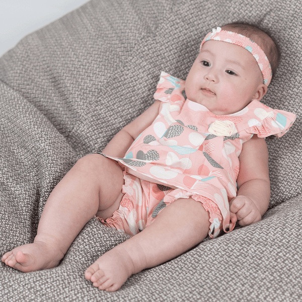 Patches Of Love Baby Girl 2pc Set - (Pink)